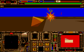 A.G.E. (Atari ST) screenshot: A direct hit