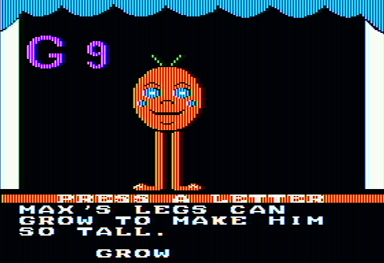 Screenshot of Romper Room's I Love My Alphabet (Apple II, 1984) - MobyGames