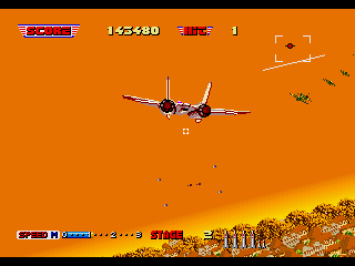 After Burner II (SEGA 32X) screenshot: Stage 2