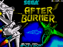 After Burner II (ZX Spectrum) screenshot: Loading screen