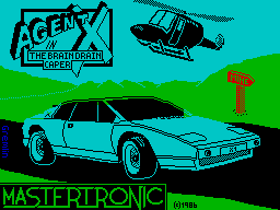 Agent X (ZX Spectrum) screenshot: Title screen #1