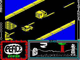 Agent X (ZX Spectrum) screenshot: Driving level