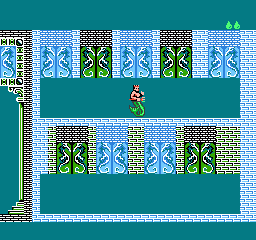 King Neptune's Adventure (NES) screenshot: A frustrating maze: snakes & ladders