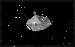 Alien Fires: 2199 AD (Amiga) screenshot: Your ship