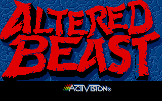 Altered Beast (Atari ST) screenshot: Title screen