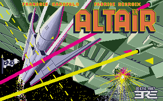 Altaïr (Atari ST) screenshot: Title Screen