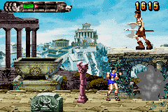 Altered Beast: Guardian of the Realms (Game Boy Advance) screenshot: Fight some skeleton axe battlers.