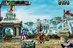 Altered Beast: Guardian of the Realms (Game Boy Advance) screenshot: Fight some minotaurs.