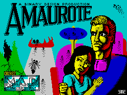 Amaurote (ZX Spectrum) screenshot: Title screen