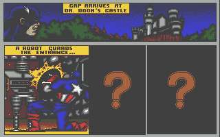 The Amazing Spider-Man and Captain America in Dr. Doom's Revenge! (Atari ST) screenshot: Part of the comic book sequence
