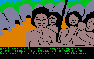 Amazon (Atari ST) screenshot: Natives.