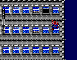 Spider-Man (SEGA Master System) screenshot: Your favorite wall crawler