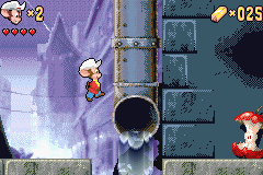 An American Tail: Fievel's Gold Rush (Game Boy Advance) screenshot: Some platform jumping.