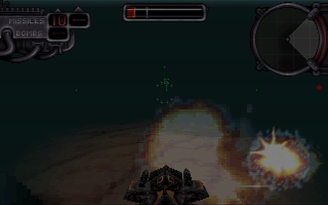 Amok (DOS) screenshot: Some nice explosions