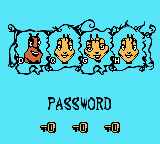 Antz (Game Boy Color) screenshot: Here is my password.