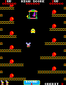 Pop Flamer (Arcade) screenshot: Game start