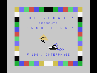 Aquattack (ColecoVision) screenshot: Title screen