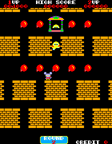 Pop Flamer (Arcade) screenshot: Round 2