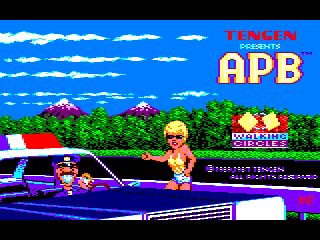 APB (Amstrad CPC) screenshot: Title