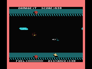 Aquattack (MSX) screenshot: It's dark