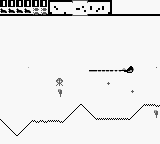 Arcade Classic 4: Defender/Joust (Game Boy) screenshot: Game Boy Defender