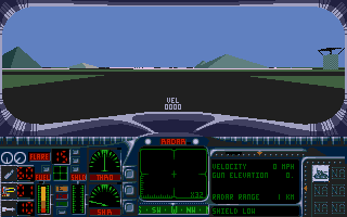 Armour-Geddon (Atari ST) screenshot: Piloting a tank.