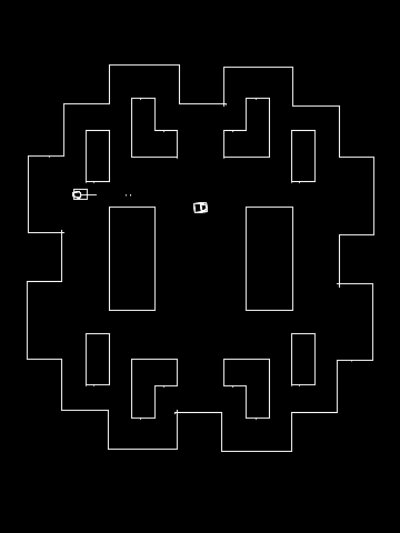 Armor Attack (Vectrex) screenshot: Watch out for the tanks