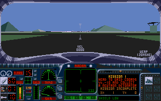 Armour-Geddon (Atari ST) screenshot: Ready for mission one
