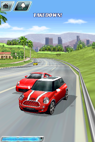 Asphalt 4: Elite Racing (iPhone) screenshot: Another takedown