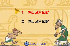 Astérix & Obelix: Bash Them All! (Game Boy Advance) screenshot: 1 or 2 player?