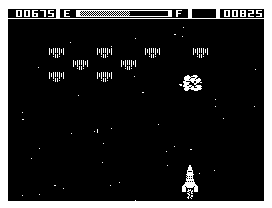 AstroBlast (Dragon 32/64) screenshot: Wave 2