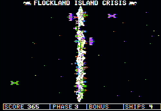 Flockland Island Crisis (Apple II) screenshot: Phase 3
