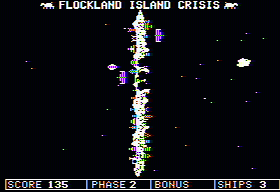 Flockland Island Crisis (Apple II) screenshot: They are getting away with some land