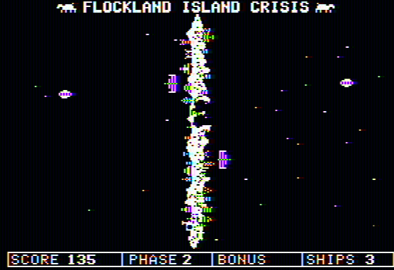 Flockland Island Crisis (Apple II) screenshot: Phase 2