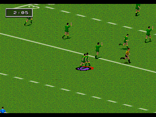 Australian Rugby League (Genesis) screenshot: Celebration