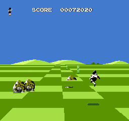 Attack Animal Gakuen (NES) screenshot: Slithering turtles