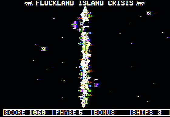 Flockland Island Crisis (Apple II) screenshot: Phase 5
