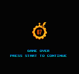 Back to the Future Part II & III (NES) screenshot: Game over