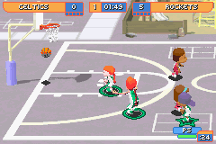 Backyard Basketball (Game Boy Advance) screenshot: Two points