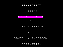 Brain Damage (ZX Spectrum) screenshot: Another title screen