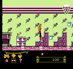 Barbie (NES) screenshot: In this case, you want to stay away from the cute tops.