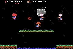 Balloon Fight (Game Boy Advance) screenshot: Pop