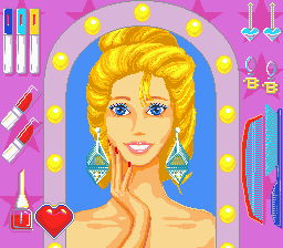 Screenshot of Barbie Super Model (Genesis, 1993) - MobyGames