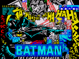 Batman: The Caped Crusader (ZX Spectrum) screenshot: Loading Screen