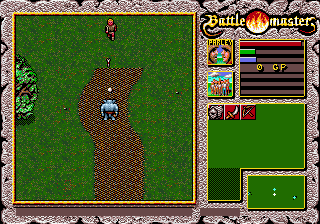 Battle Master (Genesis) screenshot: As an orc, attacking village