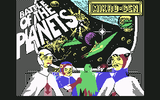 Battle of the Planets (Commodore 64) screenshot: Loading screen