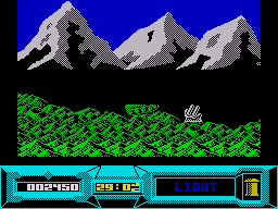 Battle Valley (ZX Spectrum) screenshot: Destroy all the surface to air missile launchers