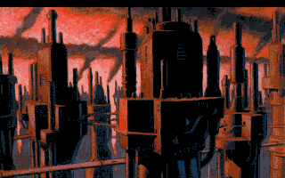 Beneath a Steel Sky (Amiga) screenshot: Scene from intro
