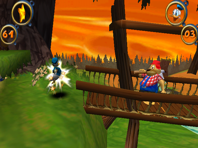 Disney's Donald Duck: Goin' Quackers (Windows) screenshot: Power up taken