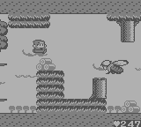 Maru's Mission (Game Boy) screenshot: Fighting Insector